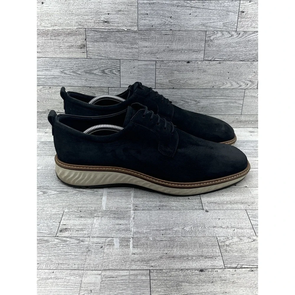Ecco ST1 Hybrid Shoes Mens Sz 10-10.5 Nubuck Lace Up Comfort Dress Casual 836794